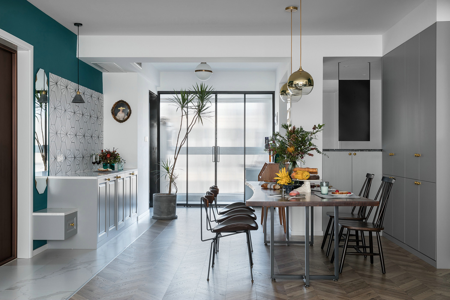 现代时尚风格家装设计室内装修效果图-餐厅 现代时尚风格家装设计室内装修效果图-餐厅