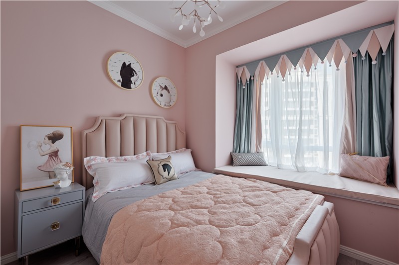 轻奢混搭风格家装设计室内装修效果图-儿童房 轻奢混搭风格家装设计室内装修效果图-儿童房