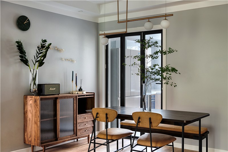 装修案例现代北欧风格室内装修效果图-餐厅