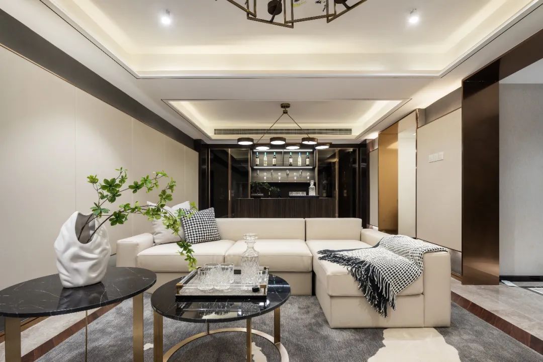 装修案例新中式风格室内装修效果图-客厅 装修案例新中式风格室内装修效果图-客厅