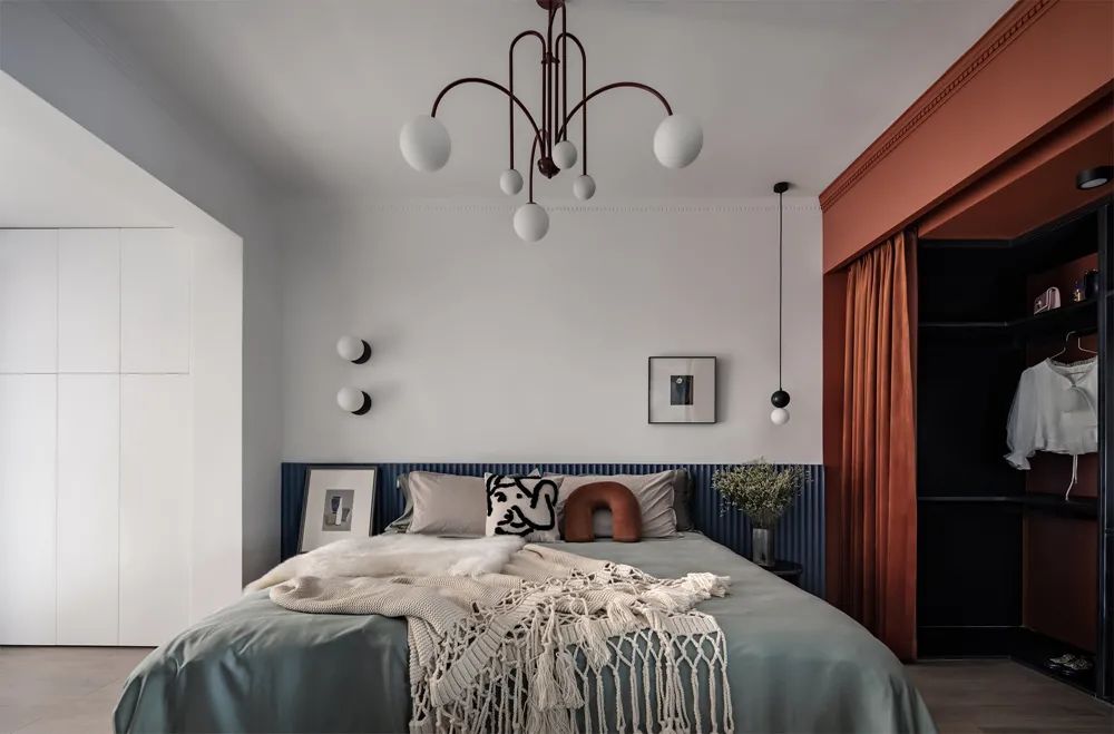 美式轻奢风格室内设计家装案例-主卧 美式轻奢风格室内设计家装案例-主卧