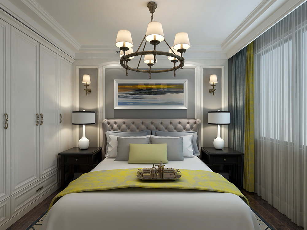 装修公司欧式风格室内装修效果图-次卧 装修公司欧式风格室内装修效果图-次卧