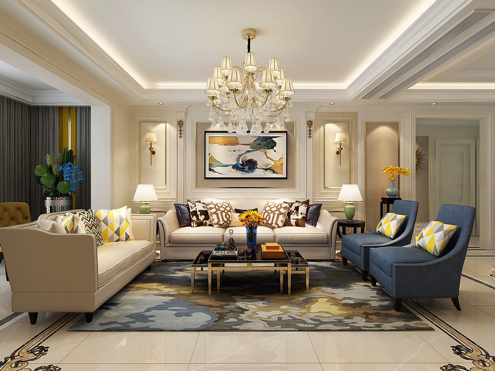 装修公司欧式风格室内装修效果图-客厅 装修公司欧式风格室内装修效果图-客厅