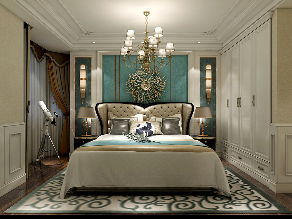 装修公司欧式风格室内装修效果图-主卧 装修公司欧式风格室内装修效果图-主卧