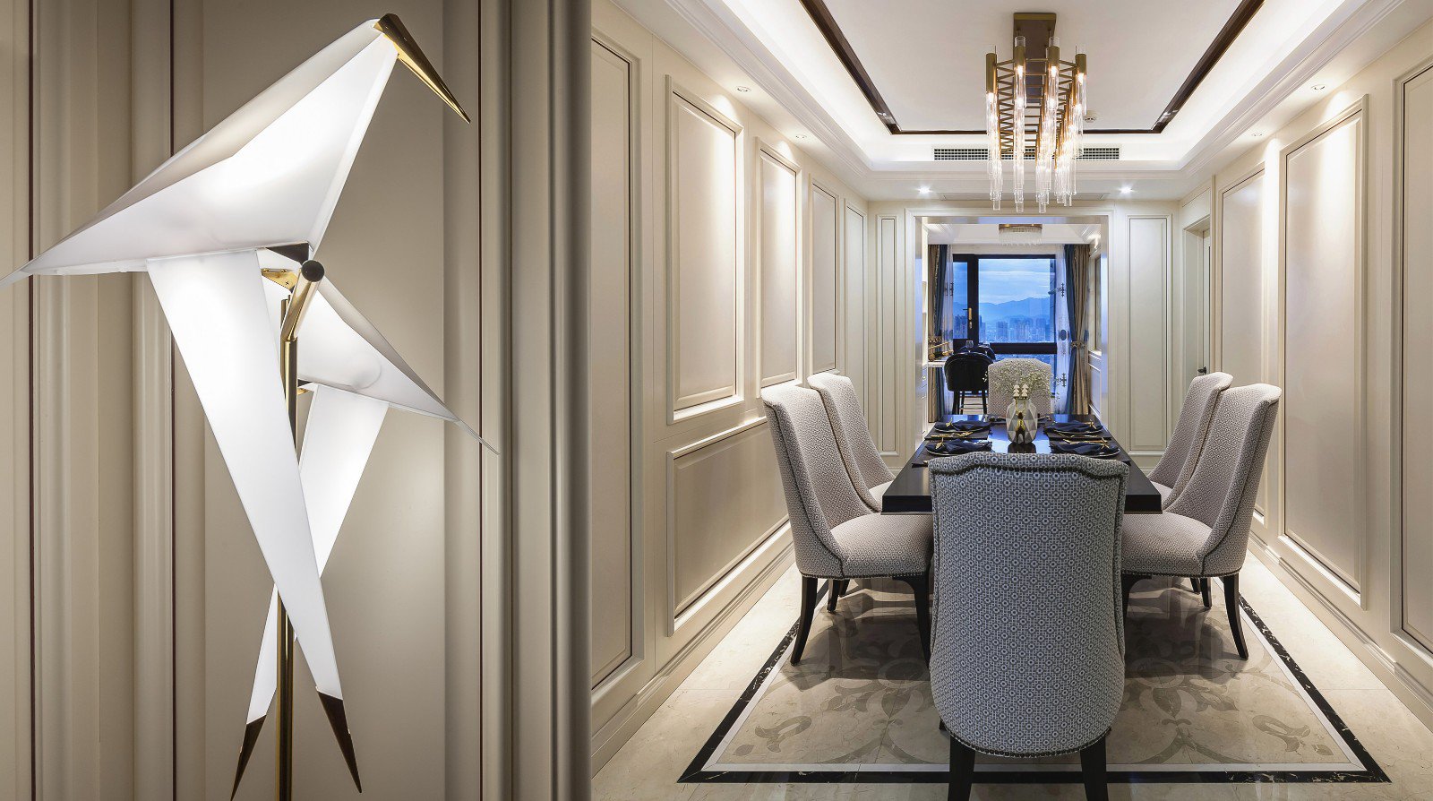 法式风格家装设计室内装修效果图-餐厅 法式风格家装设计室内装修效果图-餐厅